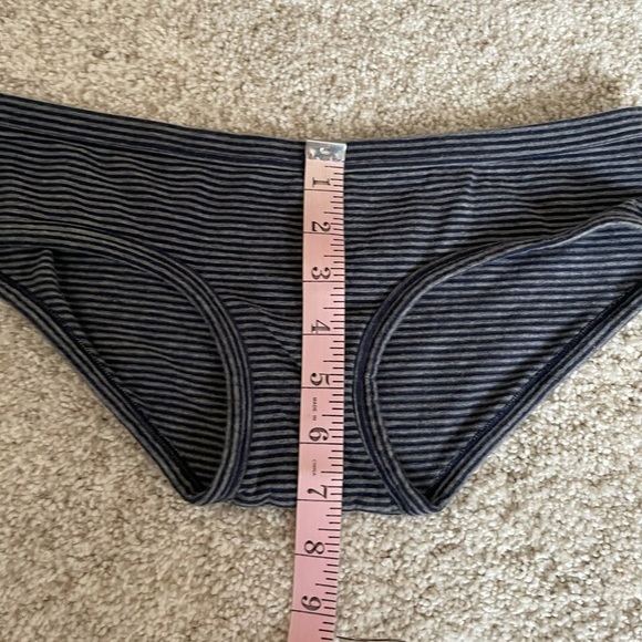 Aerie Blue & Gray Stripped Boybrief Panties Size M - Picture 7 of 7